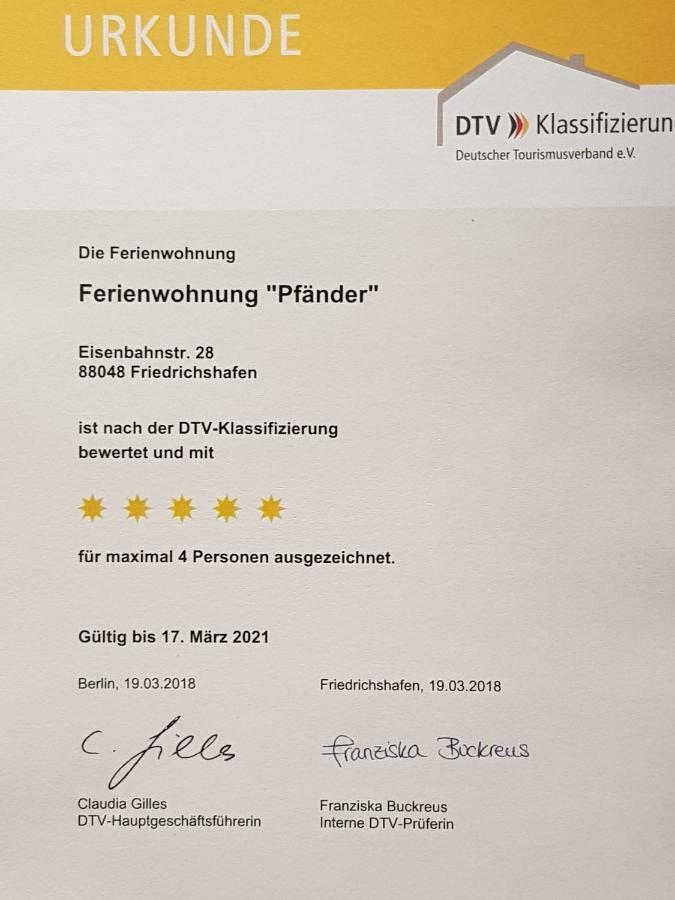 Ferienwohnung Pfaender FDH Zewnętrze zdjęcie